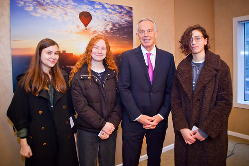 Politics pupils meet Tony Blair